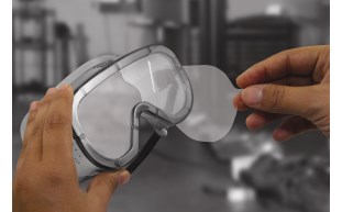 Peel-off Lens Covers, Clear - Overspray Goggles 5110 - 10 Per Package (Priced Per Package)