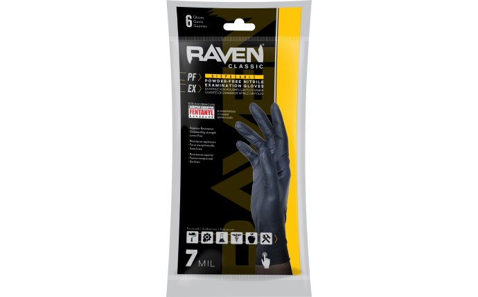 Nitrile Disposable 66519 Raven Gloves Harbor Freight SAS Safety